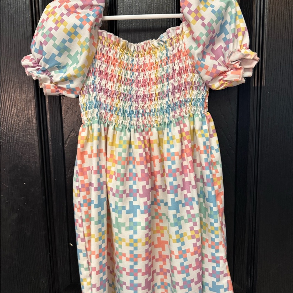 Charming Multicolor Kids Dresses Set - Picture 3 of 7